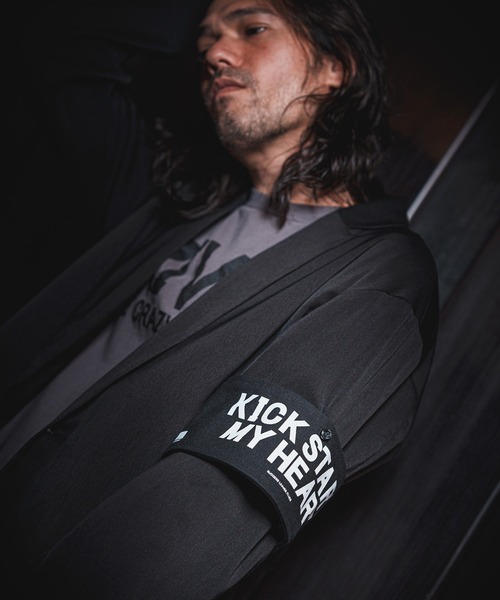 NOISESCAPE（ノイズスケープ）の「mko10373- Print Design Armband アームバンド（アームカバー・メンズ・ホワイト系その他2/ブラック系その他/ブラック/ホワイト系その他/ブラック系その他2/オフホワイト・FREE）」の12枚目の写真