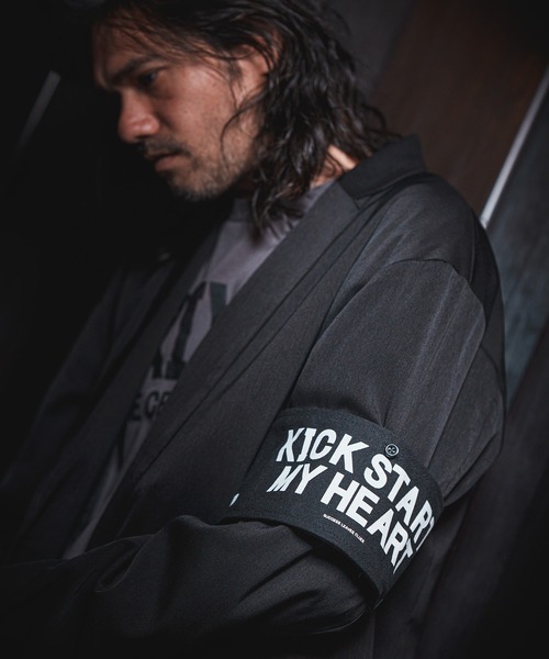NOISESCAPE（ノイズスケープ）の「mko10373- Print Design Armband アームバンド（アームカバー・メンズ・ホワイト系その他2/ブラック系その他/ブラック/ホワイト系その他/ブラック系その他2/オフホワイト・FREE）」の13枚目の写真