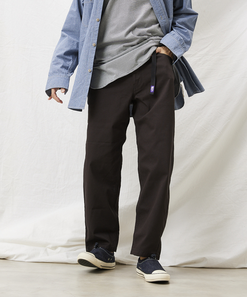 THE NORTH FACE PURPLE LABEL(ザ ノースフェイス パープルレーベル)の「【THE NORTH FACE PPL/ パープルレーベル】PIQUE フィールドワイドパンツ(チノパンツ・メンズ・ブラック/ナチュラル・32/30)」の13枚目の写真