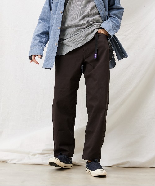 THE NORTH FACE PURPLE LABEL(ザ ノースフェイス パープルレーベル)の「【THE NORTH FACE PPL/ パープルレーベル】PIQUE フィールドワイドパンツ(チノパンツ・メンズ・ブラック/ナチュラル・32/30)」の20枚目の写真