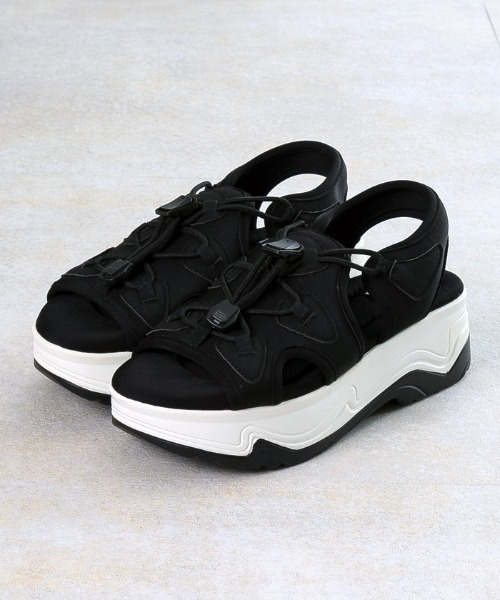 attagirl（アタガール）の「厚底スニーカーソールサンダル（サンダル・レディース・ホワイト/ブラック/グレー・LL/S/M/L）」の15枚目の写真