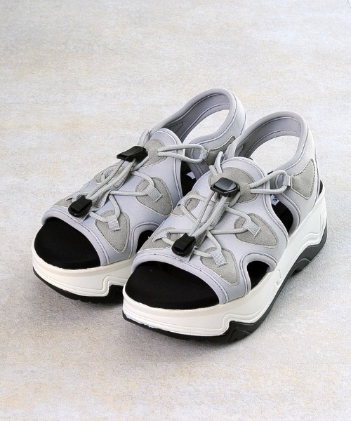 attagirl（アタガール）の「厚底スニーカーソールサンダル（サンダル・レディース・ホワイト/ブラック/グレー・LL/S/M/L）」の17枚目の写真