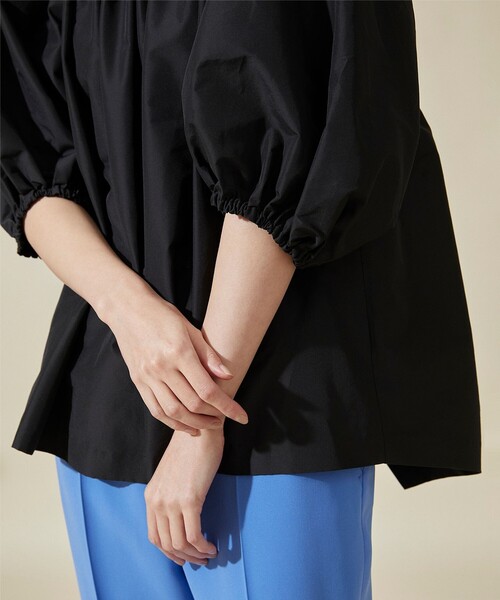 GRACE CLASS（グレースクラス）の「タフタボリュームトップ（Tシャツ/カットソー・レディース・ブラック/キャメル・36）」の20枚目の写真
