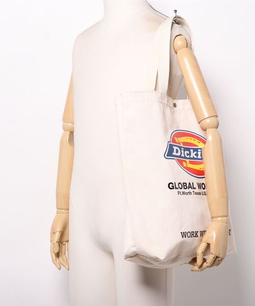Dickies（ディッキーズ）の「【Dickies / ディッキーズ】ロゴトートバッグ（トートバッグ・メンズ・ブラック/オフホワイト/ホワイト系その他・ONESIZE）」の14枚目の写真