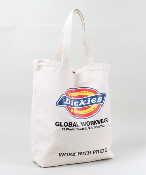 Dickies（ディッキーズ）の「【Dickies / ディッキーズ】ロゴトートバッグ（トートバッグ・メンズ・ブラック/オフホワイト/ホワイト系その他・ONESIZE）」の2枚目の写真