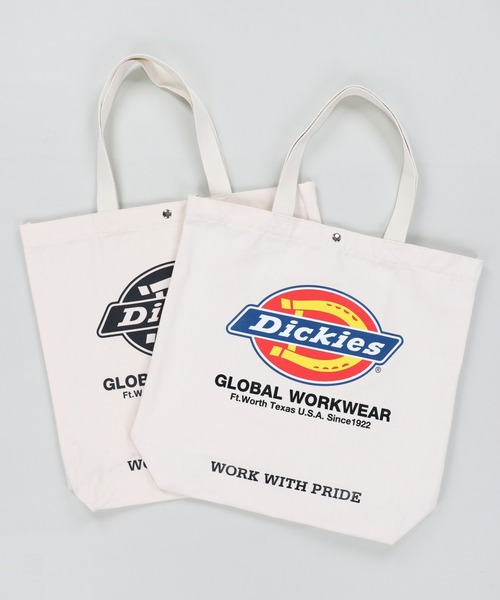 Dickies（ディッキーズ）の「【Dickies / ディッキーズ】ロゴトートバッグ（トートバッグ・メンズ・ブラック/オフホワイト/ホワイト系その他・ONESIZE）」の4枚目の写真