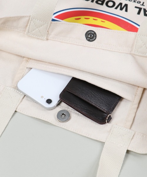 Dickies（ディッキーズ）の「【Dickies / ディッキーズ】ロゴトートバッグ（トートバッグ・メンズ・ブラック/オフホワイト/ホワイト系その他・ONESIZE）」の12枚目の写真