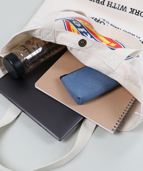 Dickies（ディッキーズ）の「【Dickies / ディッキーズ】ロゴトートバッグ（トートバッグ・メンズ・ブラック/オフホワイト/ホワイト系その他・ONESIZE）」の13枚目の写真