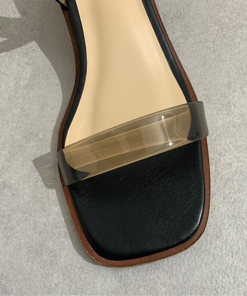 Chez toi(シェトワ)の「ワンストラップサンダル(サンダル・レディース・ブラック/ブラウン/アイボリー・S/M/L)」の10枚目の写真