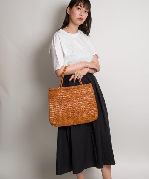 DRAGON（ドラゴン）の「【DRAGON DIFFUSION/ドラゴンディフュージョン】メッシュレザー トートバッグ SOPHIE BIG BAG（ショルダーバッグ・レディース・ブラック/ブラウン/ダークブラウン/グレー・FREE）」の10枚目の写真