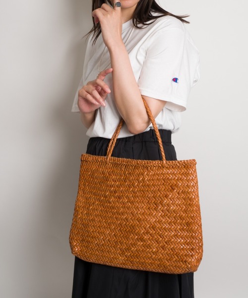 DRAGON（ドラゴン）の「【DRAGON DIFFUSION/ドラゴンディフュージョン】メッシュレザー トートバッグ SOPHIE BIG BAG（ショルダーバッグ・レディース・ブラック/ブラウン/ダークブラウン/グレー・FREE）」の12枚目の写真