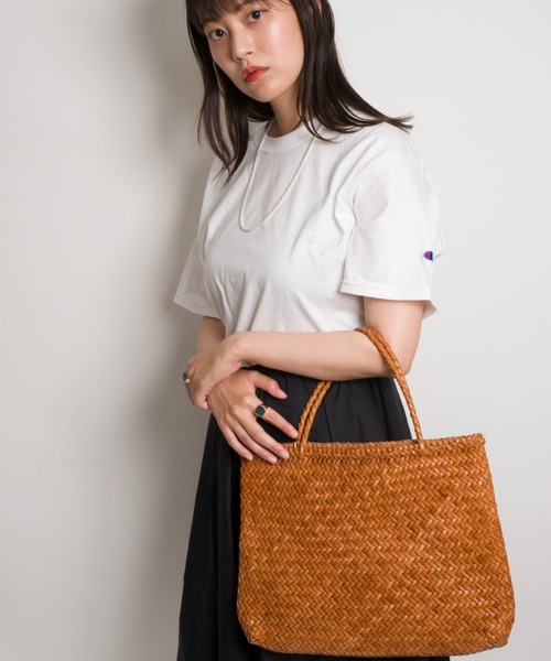 DRAGON（ドラゴン）の「【DRAGON DIFFUSION/ドラゴンディフュージョン】メッシュレザー トートバッグ SOPHIE BIG BAG（ショルダーバッグ・レディース・ブラック/ブラウン/ダークブラウン/グレー・FREE）」の11枚目の写真