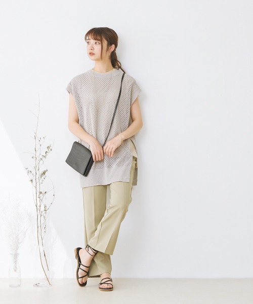 menue（メヌエ）の「巻き付けストラップ フラットヒール サンダル（サンダル・レディース・ブラック/イエロー/アイボリー/キャメル・LL/3L/S/M/L/XS）」の22枚目の写真