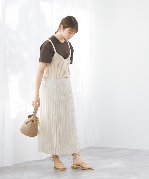 menue（メヌエ）の「巻き付けストラップ フラットヒール サンダル（サンダル・レディース・ブラック/イエロー/アイボリー/キャメル・LL/3L/S/M/L/XS）」の15枚目の写真