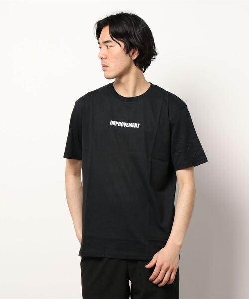 STYLEBLOCK(スタイルブロック)の「半袖ロゴプリントTシャツ(Tシャツ/カットソー・メンズ・ホワイト/ブラック/ベージュ/サックスブルー/ホワイト系その他/ブラック系その他/ベージュ系その他/ブルー系その他/ヘザーチャコール/ホワイト系その他2/ホワイト系その他3/ホワイト系その他4/ブラック系その他2/ブラック系その他3/ベージュ系その他2・M/LL/L)」の9枚目の写真