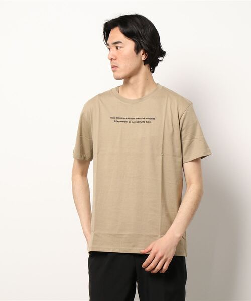 STYLEBLOCK(スタイルブロック)の「半袖ロゴプリントTシャツ(Tシャツ/カットソー・メンズ・ホワイト/ブラック/ベージュ/サックスブルー/ホワイト系その他/ブラック系その他/ベージュ系その他/ブルー系その他/ヘザーチャコール/ホワイト系その他2/ホワイト系その他3/ホワイト系その他4/ブラック系その他2/ブラック系その他3/ベージュ系その他2・M/LL/L)」の13枚目の写真