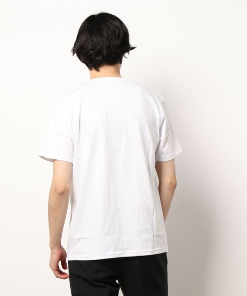 STYLEBLOCK(スタイルブロック)の「半袖ロゴプリントTシャツ(Tシャツ/カットソー・メンズ・ホワイト/ブラック/ベージュ/サックスブルー/ホワイト系その他/ブラック系その他/ベージュ系その他/ブルー系その他/ヘザーチャコール/ホワイト系その他2/ホワイト系その他3/ホワイト系その他4/ブラック系その他2/ブラック系その他3/ベージュ系その他2・M/LL/L)」の21枚目の写真