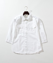 THISIS（ディスイズ）の「７部袖ウエスタンデニムシャツ（シャツ/ブラウス）」