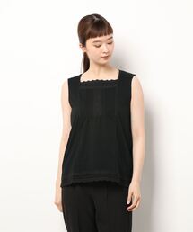 Samansa Mos2 | 裾レースノースリカットソー(Tシャツ/カットソー)