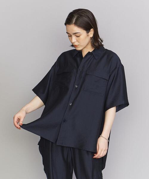 BEAUTY&amp;YOUTH UNITED ARROWS - BEAUTY&amp;YOUTH ツイル ポケット ショートスリーブシャツ BEAUTY&YOUTH UNITED ARROWS（ビューティーアンドユース