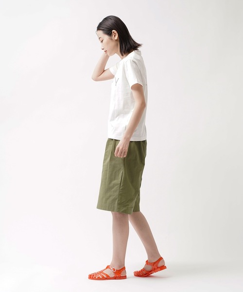 GRANDMA MAMA DAUGHTER(グランマママドーター)の「GRANDMA MAMA DAUGHTER / グランマ ママ ドーター Tシャツ カットソー ロゴT GC2213631 3633 KTC(Tシャツ/カットソー・レディース・ラベンダー/ベージュ/オフホワイト/ホワイト・1/2)」の16枚目の写真