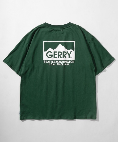 GERRY(ジェリー)の「【GERRY/ジェリー】バックプリント ブランドロゴプリント クルーネック半袖Tシャツ/ ワイドシルエット/ 【USAコットン】(Tシャツ/カットソー・メンズ・ホワイト/ブラック/グリーン/マルチ・M/L/XL)」の6枚目の写真