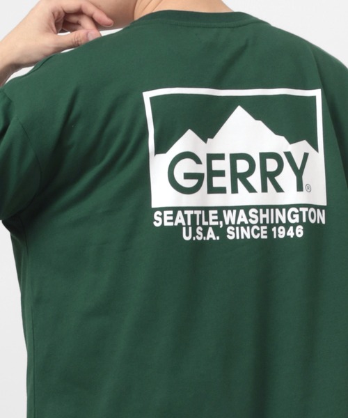 GERRY(ジェリー)の「【GERRY/ジェリー】バックプリント ブランドロゴプリント クルーネック半袖Tシャツ/ ワイドシルエット/ 【USAコットン】(Tシャツ/カットソー・メンズ・ホワイト/ブラック/グリーン/マルチ・M/L/XL)」の20枚目の写真