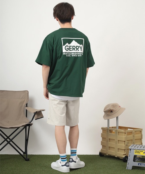 GERRY(ジェリー)の「【GERRY/ジェリー】バックプリント ブランドロゴプリント クルーネック半袖Tシャツ/ ワイドシルエット/ 【USAコットン】(Tシャツ/カットソー・メンズ・ホワイト/ブラック/グリーン/マルチ・M/L/XL)」の19枚目の写真