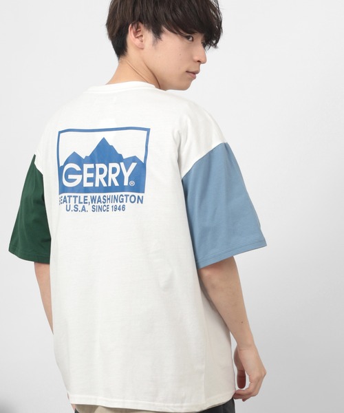 GERRY(ジェリー)の「【GERRY/ジェリー】バックプリント ブランドロゴプリント クルーネック半袖Tシャツ/ ワイドシルエット/ 【USAコットン】(Tシャツ/カットソー・メンズ・ホワイト/ブラック/グリーン/マルチ・M/L/XL)」の15枚目の写真