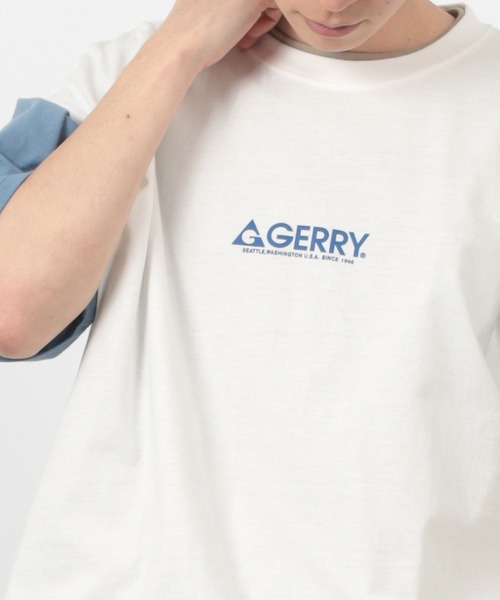 GERRY(ジェリー)の「【GERRY/ジェリー】バックプリント ブランドロゴプリント クルーネック半袖Tシャツ/ ワイドシルエット/ 【USAコットン】(Tシャツ/カットソー・メンズ・ホワイト/ブラック/グリーン/マルチ・M/L/XL)」の17枚目の写真