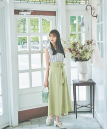 PROPORTION BODY DRESSING | ハイウエストセミフレアスカート / 1212120511(スカート)