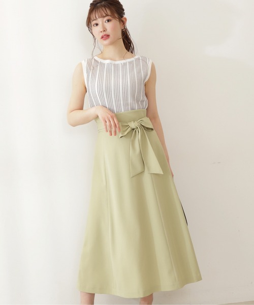 PROPORTION BODY DRESSING（プロポーションボディドレッシング）の「ハイウエストセミフレアスカート / 1212120511（スカート・レディース・イエロー/ブラウン/レッド・MEDIUM/SMALL）」の12枚目の写真