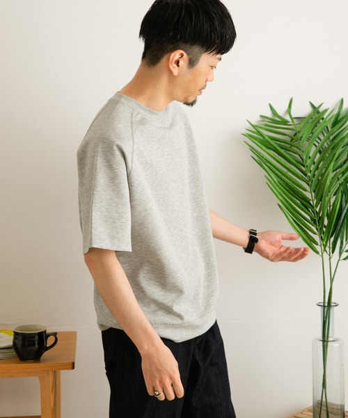 ITEMS URBANRESEARCH（アイテムズ アーバンリサーチ）の「半袖クルーネック ダンボールTシャツ（Tシャツ/カットソー・メンズ・グレー/ネイビー/ブルー・LARGE/MEDIUM）」の22枚目の写真