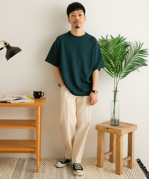 ITEMS URBANRESEARCH（アイテムズ アーバンリサーチ）の「半袖クルーネック ダンボールTシャツ（Tシャツ/カットソー・メンズ・グレー/ネイビー/ブルー・LARGE/MEDIUM）」の6枚目の写真