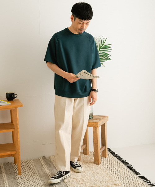 ITEMS URBANRESEARCH（アイテムズ アーバンリサーチ）の「半袖クルーネック ダンボールTシャツ（Tシャツ/カットソー・メンズ・グレー/ネイビー/ブルー・LARGE/MEDIUM）」の7枚目の写真