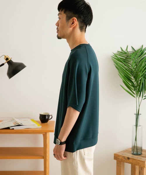 ITEMS URBANRESEARCH（アイテムズ アーバンリサーチ）の「半袖クルーネック ダンボールTシャツ（Tシャツ/カットソー・メンズ・グレー/ネイビー/ブルー・LARGE/MEDIUM）」の9枚目の写真