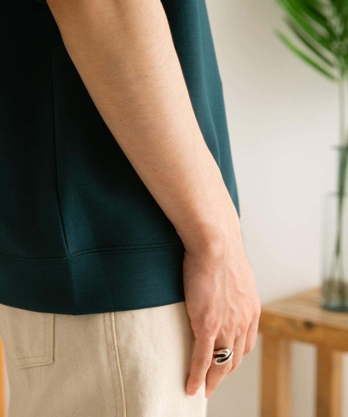 ITEMS URBANRESEARCH（アイテムズ アーバンリサーチ）の「半袖クルーネック ダンボールTシャツ（Tシャツ/カットソー・メンズ・グレー/ネイビー/ブルー・LARGE/MEDIUM）」の15枚目の写真