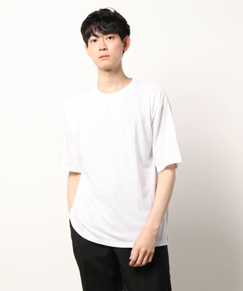 BACK NUMBER(バックナンバー)の「これだけでコーデ完成、ベストとTシャツ2点セット【BACK NUMBER】半袖ベストレイヤード(アンサンブル・メンズ・オフホワイト/ブルー/グリーン・M/L/XL)」の4枚目の写真