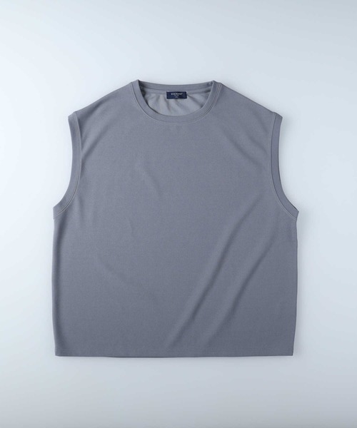 BACK NUMBER(バックナンバー)の「これだけでコーデ完成、ベストとTシャツ2点セット【BACK NUMBER】半袖ベストレイヤード(アンサンブル・メンズ・オフホワイト/ブルー/グリーン・M/L/XL)」の11枚目の写真