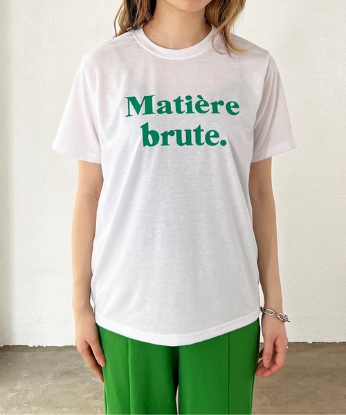 Shelly island（シェリーアイランド）の「ロゴプリントTシャツ（Tシャツ/カットソー・レディース・ホワイト/ブラック・FREE）」の15枚目の写真