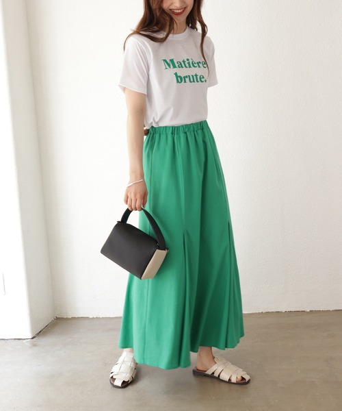 Shelly island（シェリーアイランド）の「ロゴプリントTシャツ（Tシャツ/カットソー・レディース・ホワイト/ブラック・FREE）」の11枚目の写真