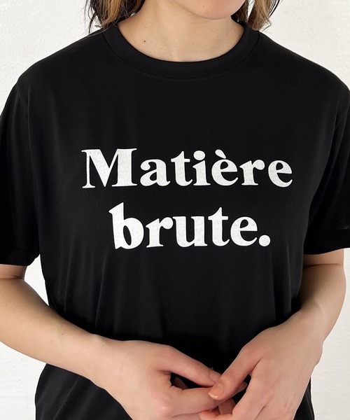 Shelly island（シェリーアイランド）の「ロゴプリントTシャツ（Tシャツ/カットソー・レディース・ホワイト/ブラック・FREE）」の22枚目の写真