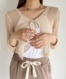 at12:03 | メッシュニットボレロカーディガン(カーディガン/ボレロ)