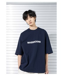 A'GEM/9 × .kom『MASSNOUN/マスノウン』C LOGO OVERSIZED T-SHIRTS/ベーシックロゴ オーバーサイズ半袖Tシャツ
