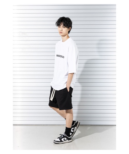 MASSNOUN(マスノウン)の「A'GEM/9 × .kom『MASSNOUN/マスノウン』C LOGO OVERSIZED T-SHIRTS/ベーシックロゴ オーバーサイズ半袖Tシャツ(Tシャツ/カットソー・メンズ・ホワイト/ブラック/カーキ/ネイビー・L)」の15枚目の写真
