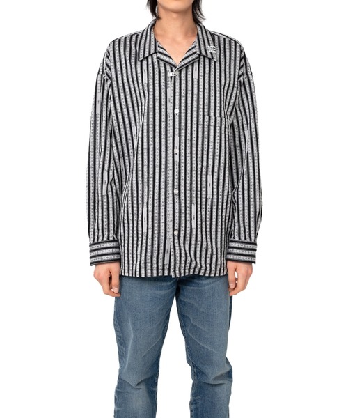 Maison MIHARA STORE（ミハラヤスヒロオンライン ONLINE YASUHIRO MIHARA Maison 18AW 長袖シャツ メジャー柄 YASUHIRO トップス