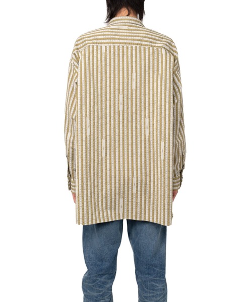 Maison MIHARA YASUHIRO（メゾンミハラヤスヒロ）の「Measure Tape Stripe Shirt（シャツ/ブラウス・メンズ・ブラック/イエロー・46/48/44）」の13枚目の写真