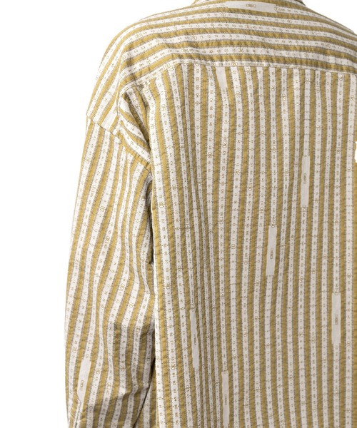 Maison MIHARA YASUHIRO（メゾンミハラヤスヒロ）の「Measure Tape Stripe Shirt（シャツ/ブラウス・メンズ・ブラック/イエロー・46/48/44）」の17枚目の写真