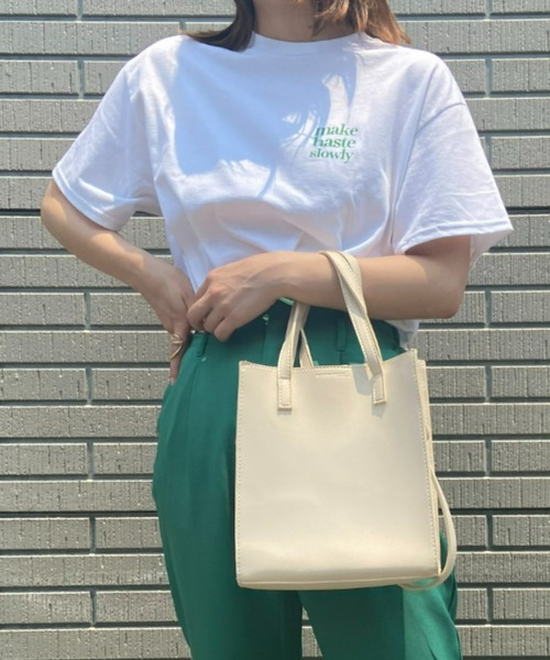 Loueme(ルエム)の「フェイクレザースクエアショルダーバッグ(ショルダーバッグ・レディース・アイボリー/ブラウン/ベージュ/ブラック・FREE)」の7枚目の写真