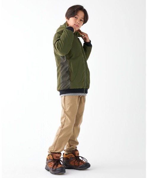 KRIFF MAYER Kid's Collection（クリフメイヤーキッズコレクション）の「リバーシブル ボア 2way アウトドア キャンプ（ひっくりパーカー）（その他アウター・キッズ・ブラック/ネイビー/カーキ/サックスブルー・120/130/140/150/160/170）」の11枚目の写真